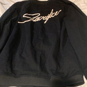 #423 Sacrafice Bomber Black Men's Jacket